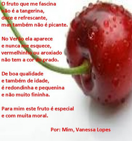 Poema: A cereja